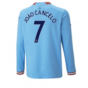 Manchester City Joao Cancelo #7 Hemmatröja 2022-23 Långärmad